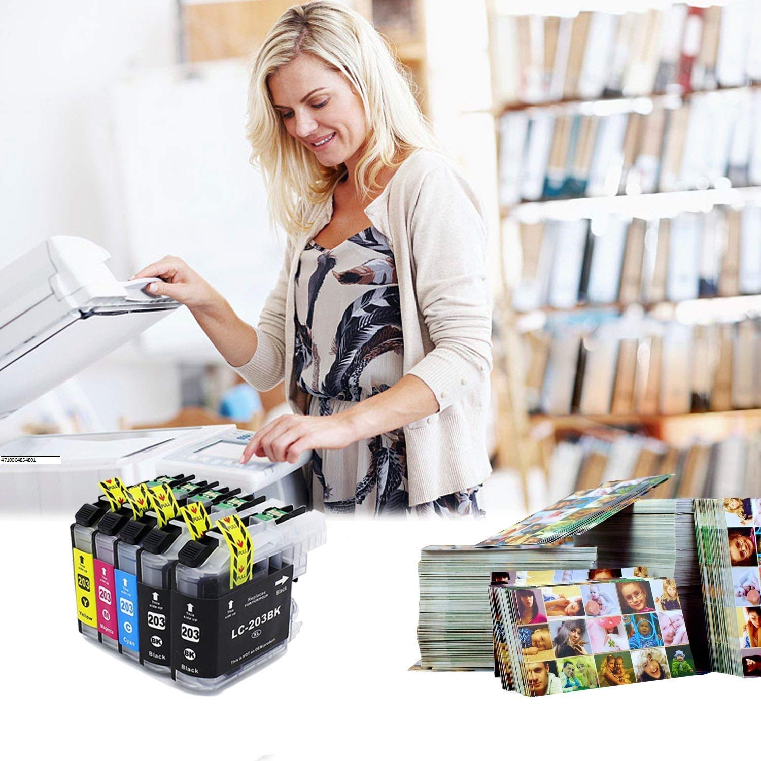 LC203 LC201 LC203XL Ink Cartridges Compatible for Brother LC203 Ink cartridges Work for MFC-J880DW MFC-J480DW MFC-J460DW MFC-J4420DW MFC-J485DW Printer (4 Black, 2 Cyan, 2 Magenta, 2 Yellow)
