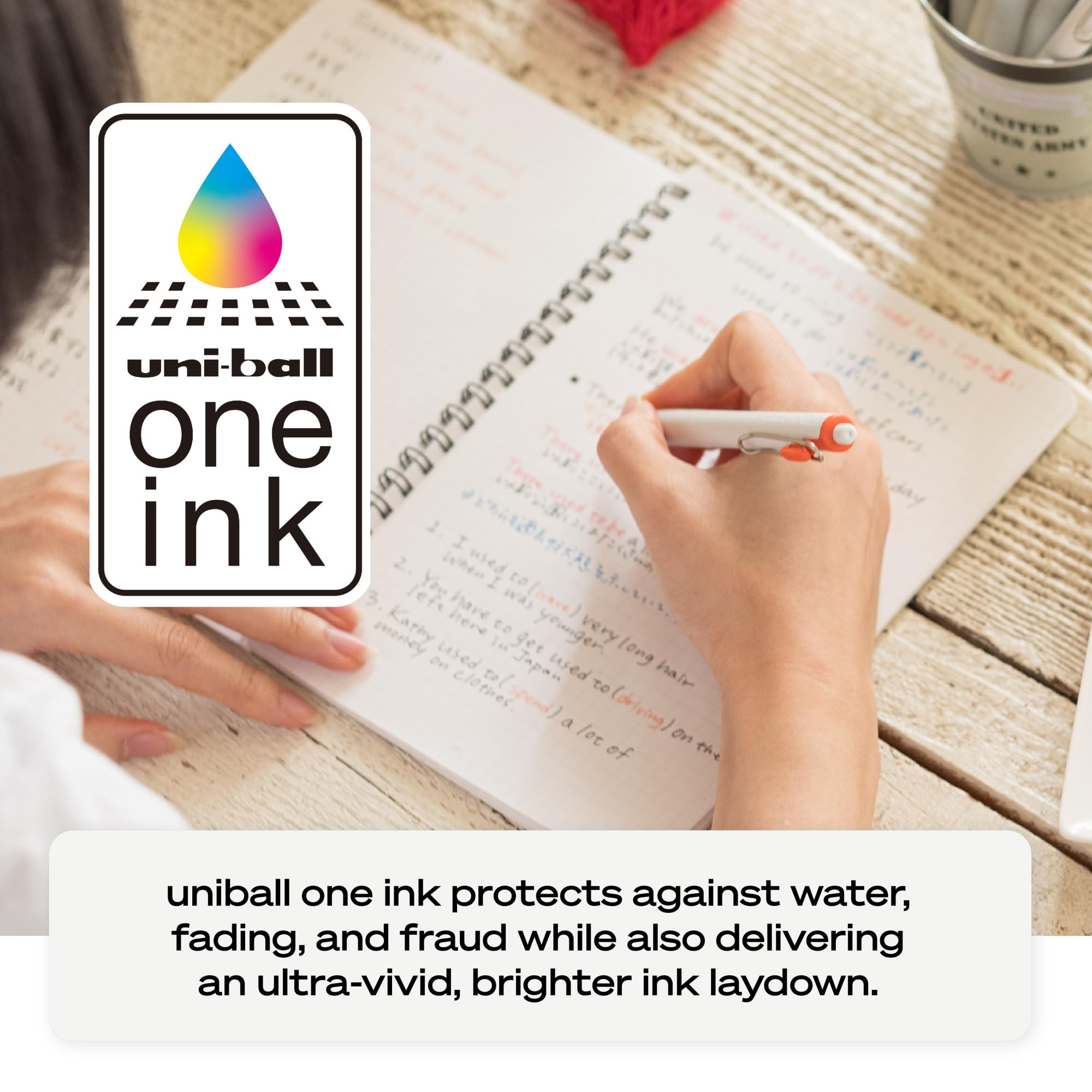 Uniball One Gel Pen 5 Pack; 0.7mm Medium Black Gel Ink | Office Supplies Sold by Uniball are Ballpoint Pen; Colored Gel Fine Point; Smooth Writing