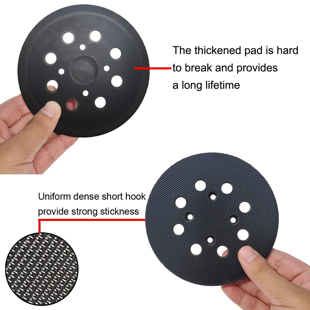5 Inch Hook and Loop Sander Replacement Backing Pad for Ridgid R2600 and R2601, Craftsman 315.112170, Ryobi RS290, Milwaukee 6021-21 Random Orbit Sander