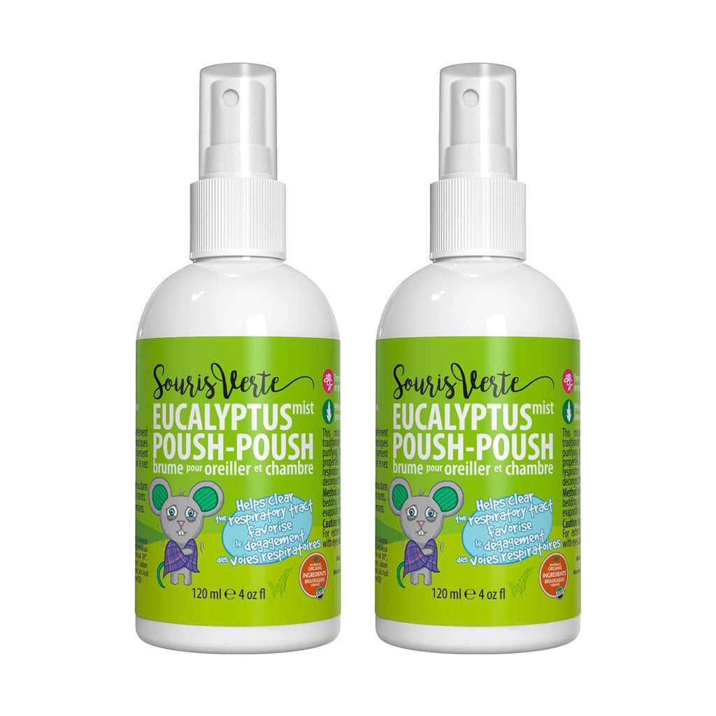 Souris Verte Eucalyptus Mist – for Pillow and Bedding – Made in Canada (2-Pack)