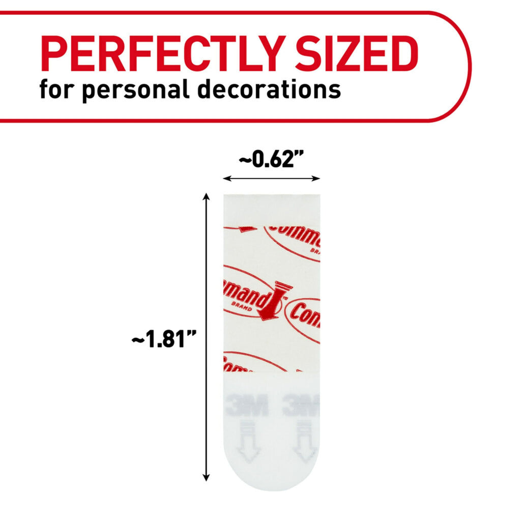 Command Poster Hanging Strips, 136-Strips, Decorate Damage-Free