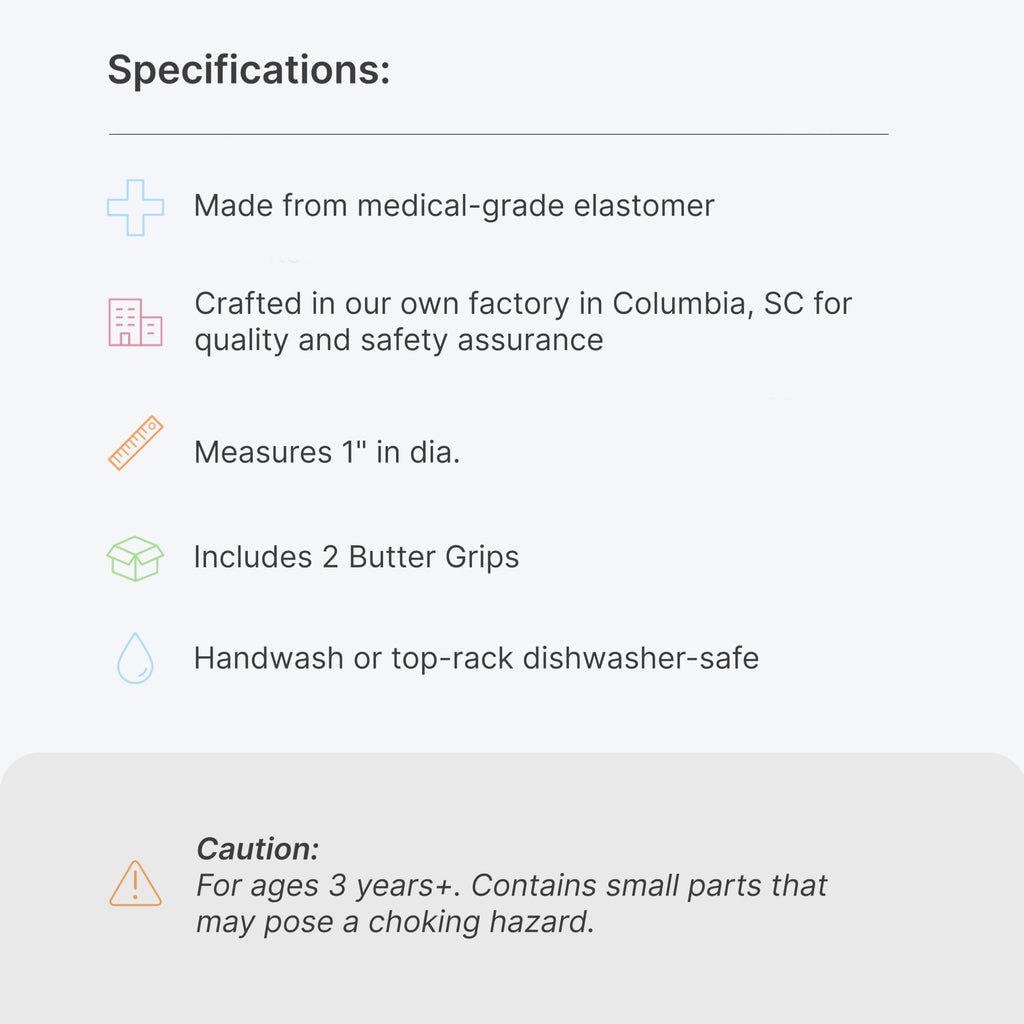 ARK's Butter Pencil Grip - Designed by an Occupational Therapist to Promote an Open Web Space