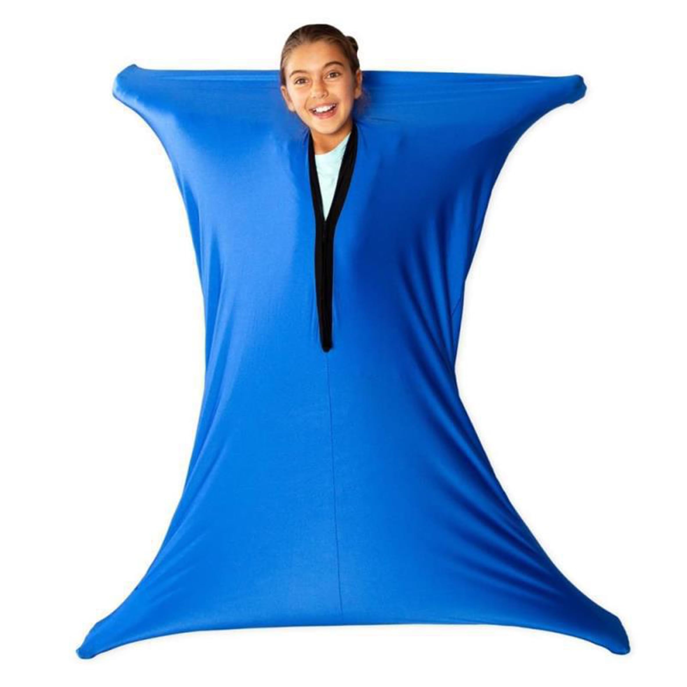1Pcs Blue Sensory Body Sock for Kids Full-Body Wrap Stretchy Sox to Relieve Stress Children with Autism Anxiety Socks Stress Hyposensitivity Kids Breathable Stretchy
