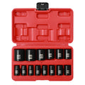 Mayouko 14 Pieces 1/2" Drive Shallow Metric Impact Socket Set, CR-V, 6 Point, 11mm to 32mm
