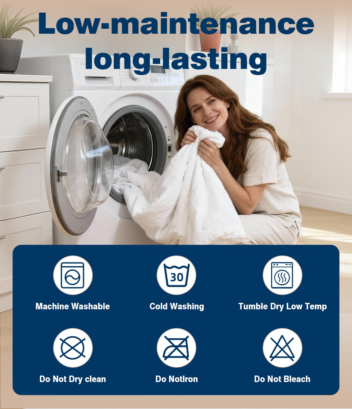 Waterproof Mattress Protector King Size, Soft Breathable Mattress Pad with Deep Pocket 8"-21", Noiseless 3D Air Fabric Cooling Mattress Cover for Bed, Machine Washable, White