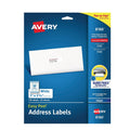 Avery Easy Peel Address Labels, Inkjet Printers, White, 1" x 2-5/8", Box of 750 Labels (08160)