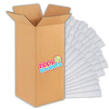Zippy Sweets - 200 Pack Cotton Candy Cones - Heavy Duty Disposable Paper Sticks, Sturdy Triple Wrapped Handle, Sticky Hands Prevention, Cotton Candy Sticks