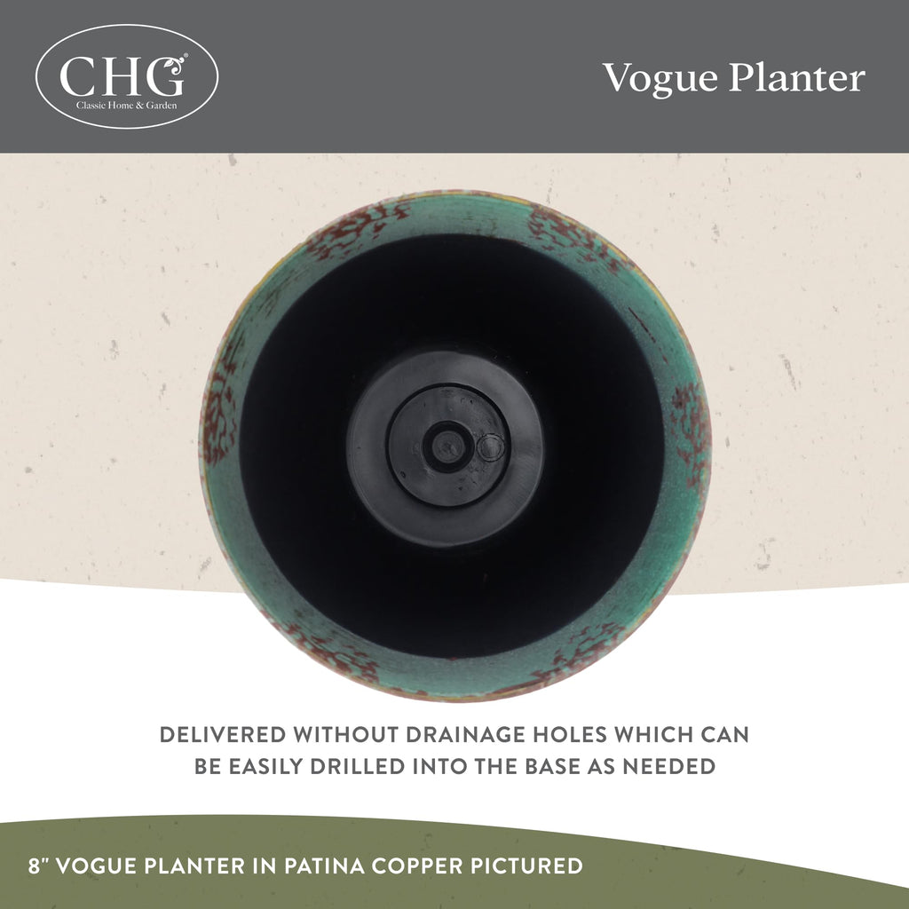 Vogue 8" Planter - Willow Green