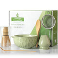 Matcha Whisk Sets,Japanese Matcha Set,Matcha Bowl with Spout,Matcha Whisk and Holder,Bamboo Scoop,Sifter - 6 Pcs Tea Set for Matcha Lover,Tea Ceremony,Thanksgiving,Christmas Gifts(Green)