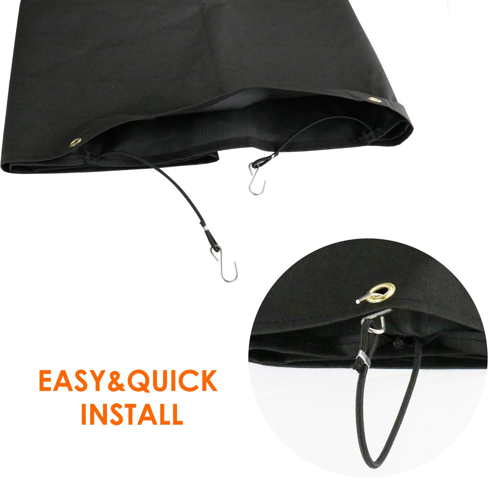 Grisun Patio Cover for Camp Chef 3 Burner Stoves, Waterproof Anti-Fade 3 Burner Stove Cover for PRO90, PRO90X, SPG90B, TB90LW, TB90LWG, TB90LWG15, DB90D, Handles for Easy Lifting, 600D Fabric, Black