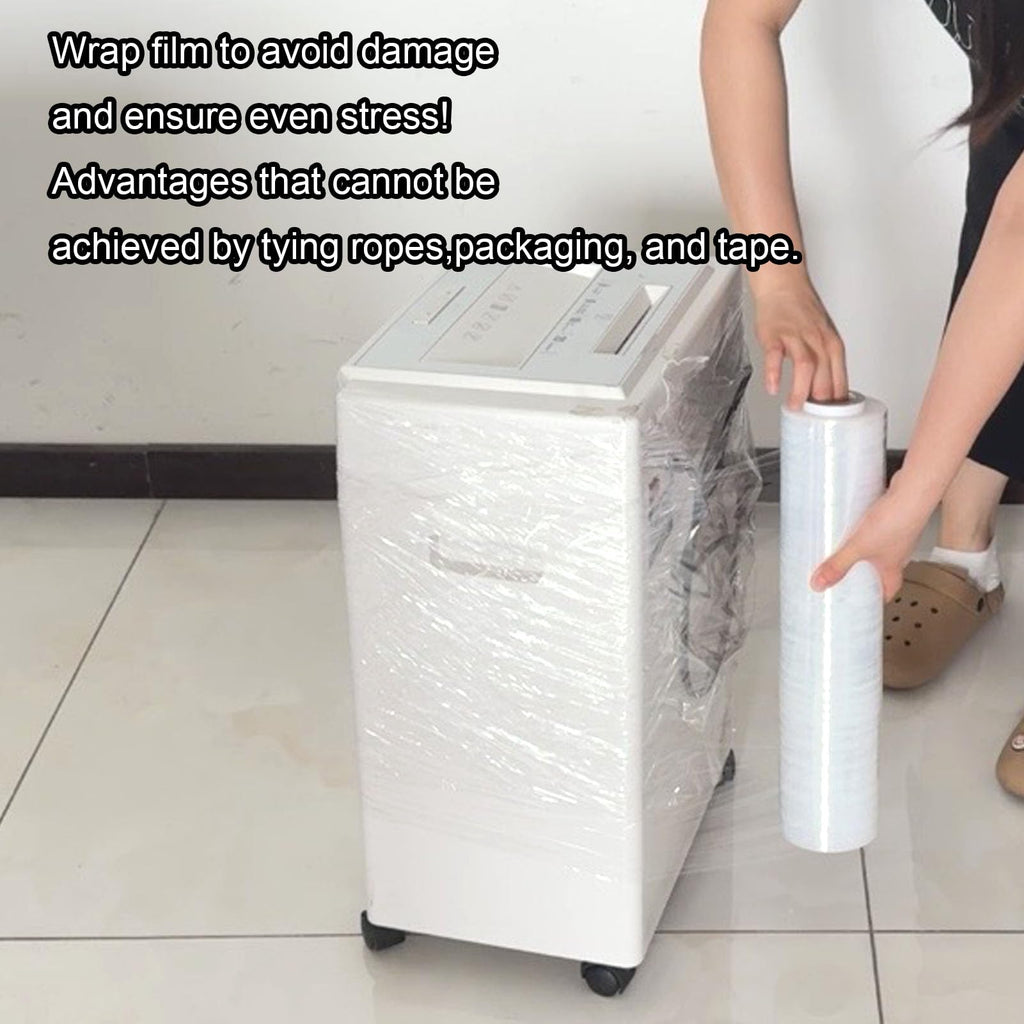 AMOGATO Stretch Film - 15 Inch x 1000 Feet x 2 Pack, Heavy Duty Clear Stretch Wrap, Strong, Residue-Free, Easy to Use, 60 Gauge Stretch Wrap Film for Moving and Packaging