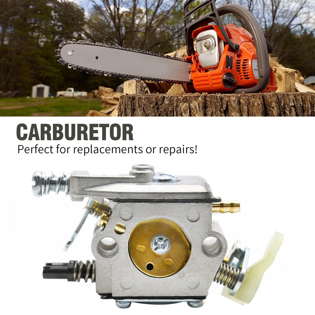 Anxingo Carburetor Replacement for Husqvarna 50 51 55 Chainsaw for Walbro WT-170-1 WA-82 503 28 15-04 538 24 28-93 Carb
