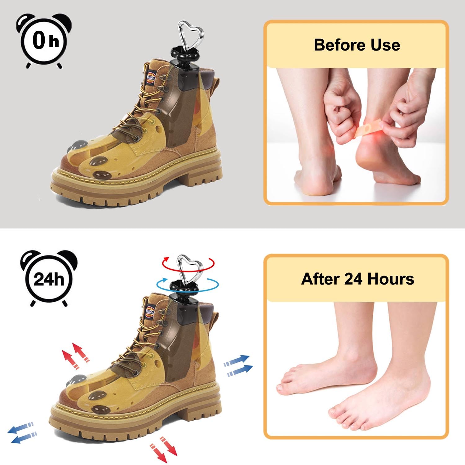 Tigcent Shoe Stretcher Men Women, Boot Stretcher Women Men Shoe Tree Adjustable Shoe Stretcher Wide Feet, Pack of 1 (Pack of 1, Women Size 10-13.5,Men's 9-13)