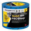 ScotchBlue PROSharp Painter's Tape 1.5 Inch Wide (1.41 in x 60 yd) 3 Rolls Blue Tape Protects Surfaces and Removes Easily, Edge-Lock Tape for Indoor and Outdoor Use (2093+-36AC3)