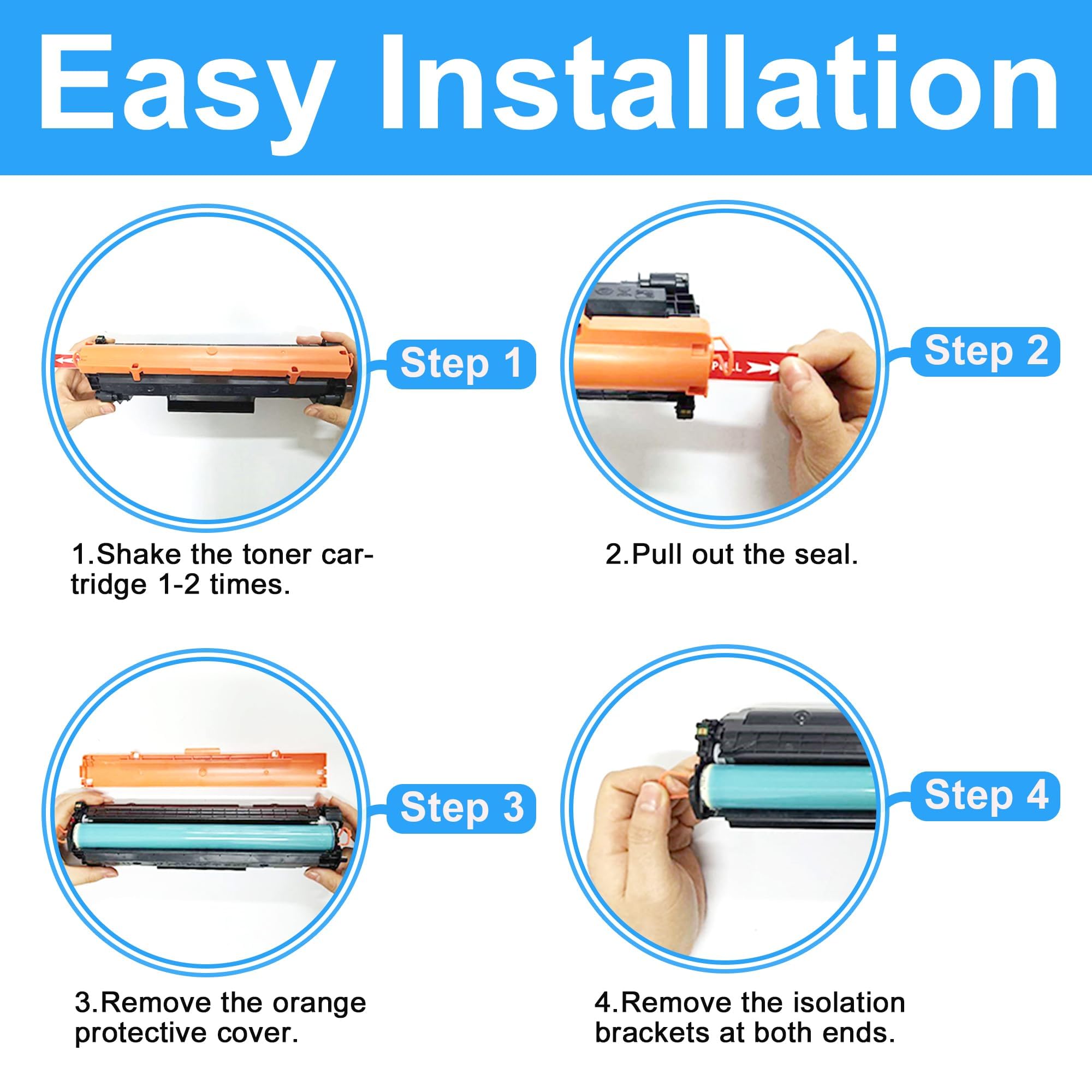 with Chip LCL 141X Black Toner Cartridge Replacement for 141A W1410A 141X W1410X Replacement for HP LaserJet M110 M110w MFP M139 M139w M140 M140w (1-PK)