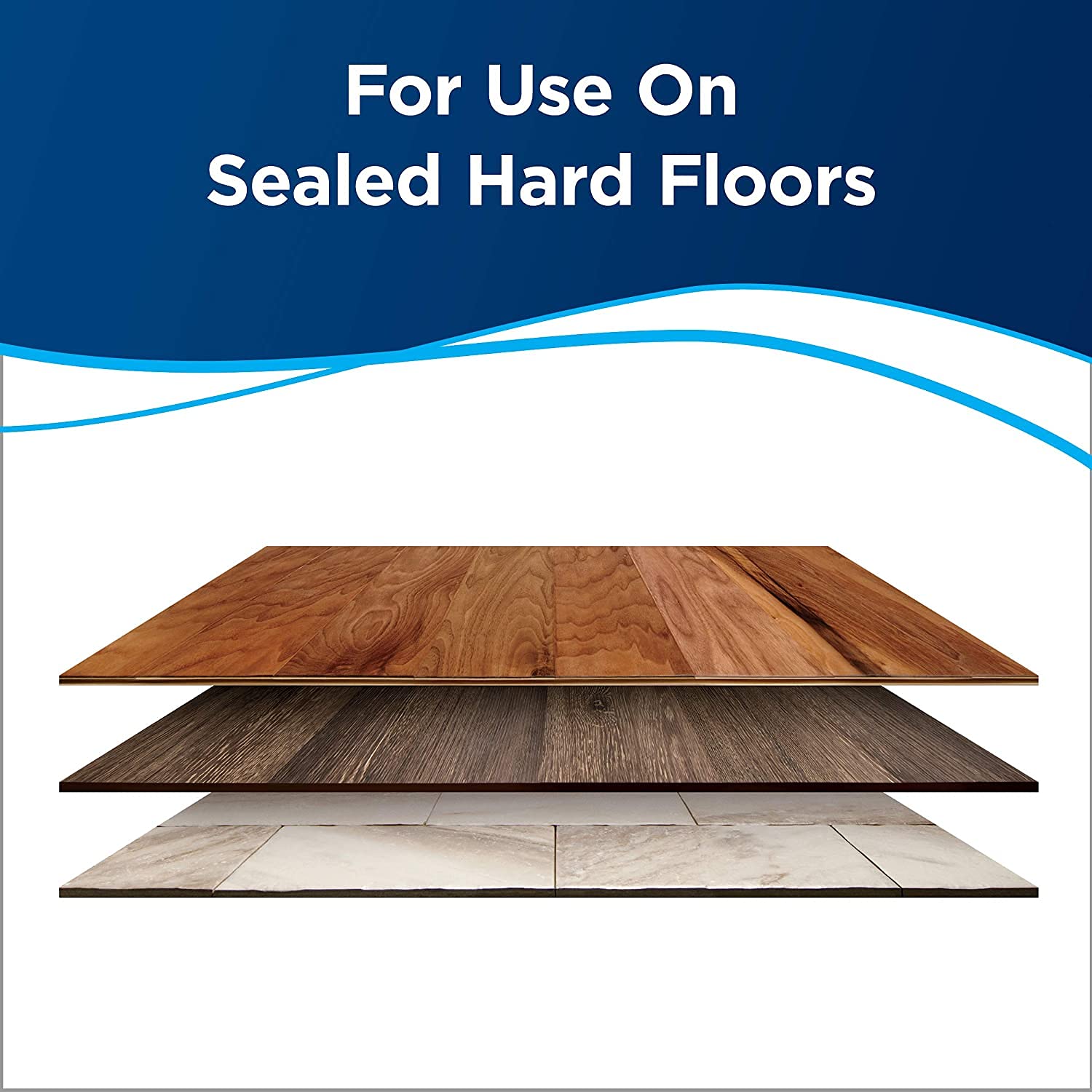 BISSELL Hard Floor Sanitize Formula for CrossWave and SpinWave, Wet/Dry Vacuum Solution (64 oz), 2504E