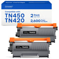 iNKPAD Compatible TN450 TN420 Toner Cartridge Replacement for Brother TN-450 TN-420 Compatible with HL-2280DW HL-2270DW HL-2230 MFC-7360N MFC-7860DW DCP-7065DN Intellifax 2840 2940 Printer (2 Black)