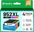 952XL Ink Cartridges (Latest Chip) Compatible Replacement for HP 952XL 952 XL Ink Cartridges for HP OfficeJet 8702 OfficeJet Pro 7720 7740 8210 8216 8710 8715 8720 8725 8728 8730 8745 Ink (4 Pack)