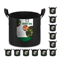 Lyincat 12-Pack 3 Gallon Grow Bags Heavy Duty Thickened Nonwoven Fabric Pots with Durable Handles
