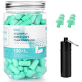 VeoryFly Soft Foam Ear Plugs for Sleeping Noise Cancelling Snoring, 100 Pairs 38 dB Highest SNR, Concert Study Travel Sleep Earbuds Earplugs, Bouchon Oreille Anti Bruit Pour Dormir
