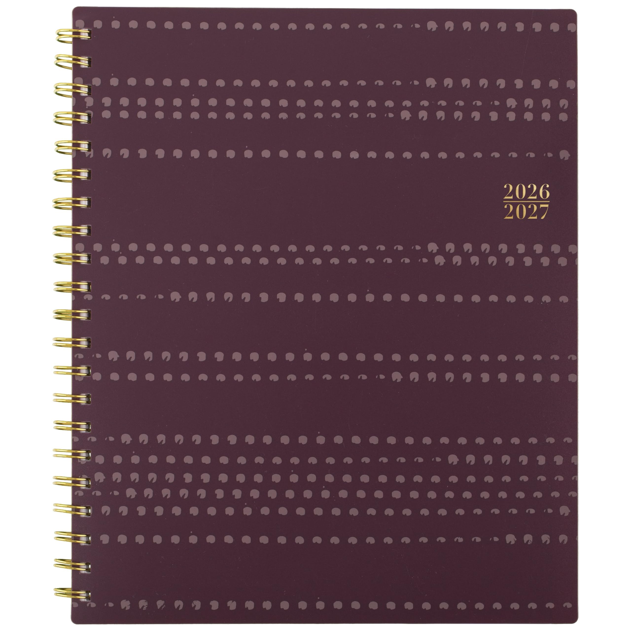 Cambridge Planner 2026-2027 Weekly & Monthly Academic 12-Month July-June, 8-1/2" x 11", Stria (1797-905A)