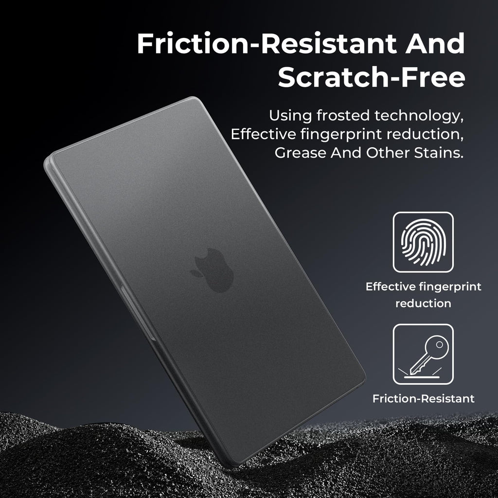 BlueSwan Case Compatible with MacBook Pro 14 inch M5 M4 M3 M2 M1 Pro/Max 2025 2024-2021 Release, Flexible PP, Anti-Scratch Anti-Cracking Protective Case, Matte Black