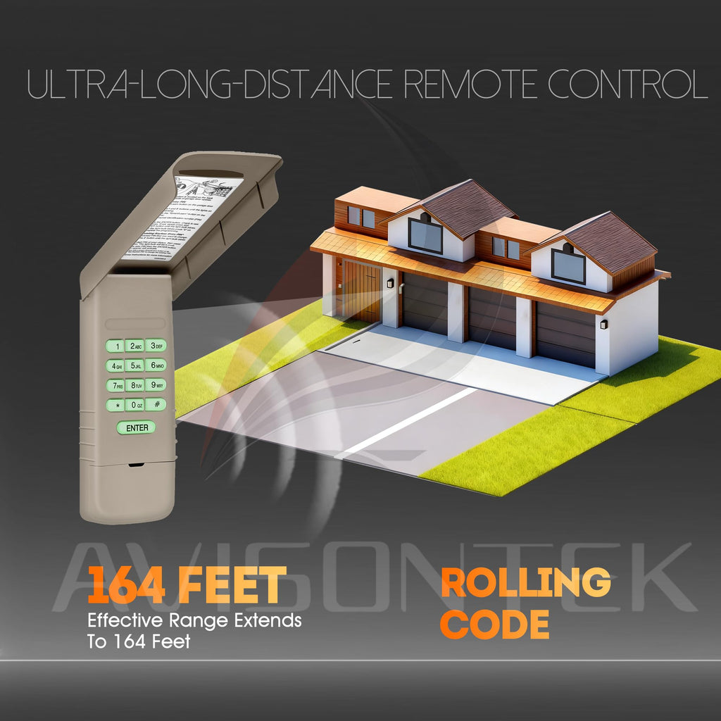878Max Universal LiftMaster Chamberlain Craftsman Garage Door Keypad【3 Year Warranty】