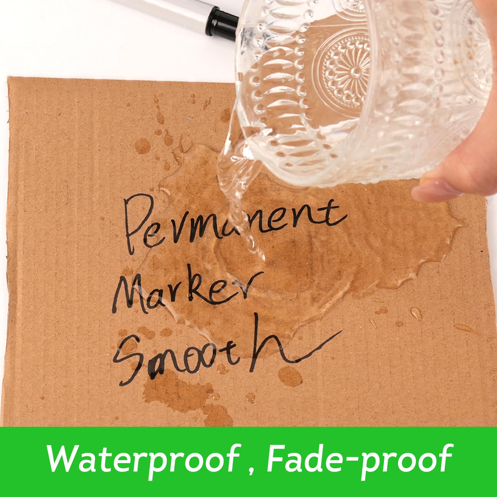 Permanent Markers,110Packs Black Permanent Marker,Fine Point,Waterproof, Smooth Writing，Quick Drying Permanent Markers,Suitable For Glass, Cartons, Ceramics ，Plastic And Other Office Scenes
