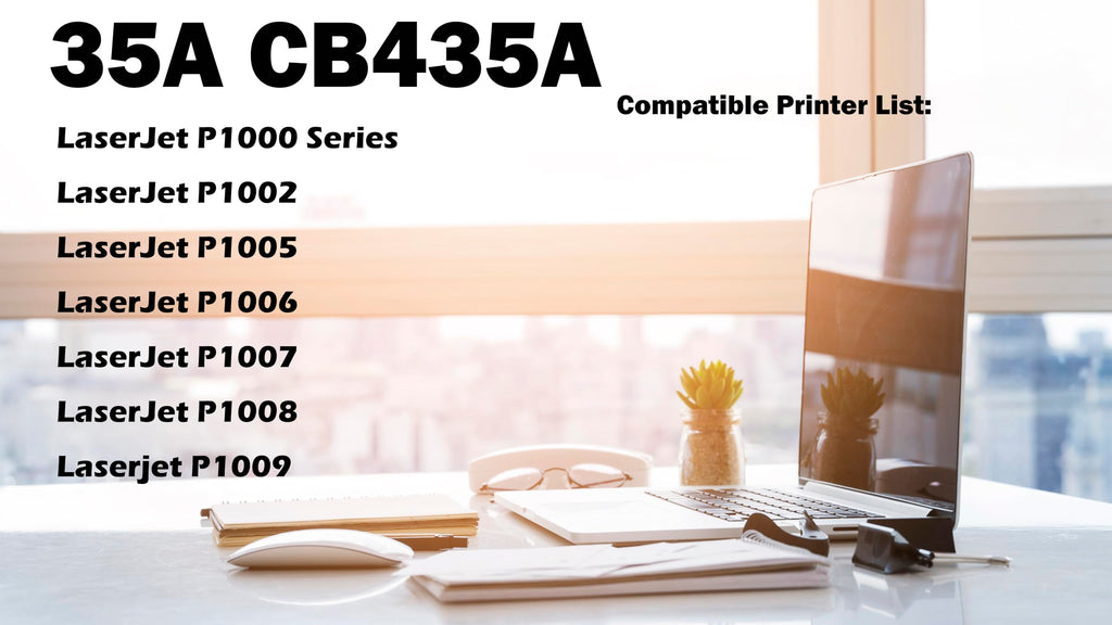 Ultra Toner® Compatible Replacement for HP 35A CB435A Black Toner Cartridge LaserJet P1000 P1002 P1005 P1006 P1007 P1009 P1008 (1PK)