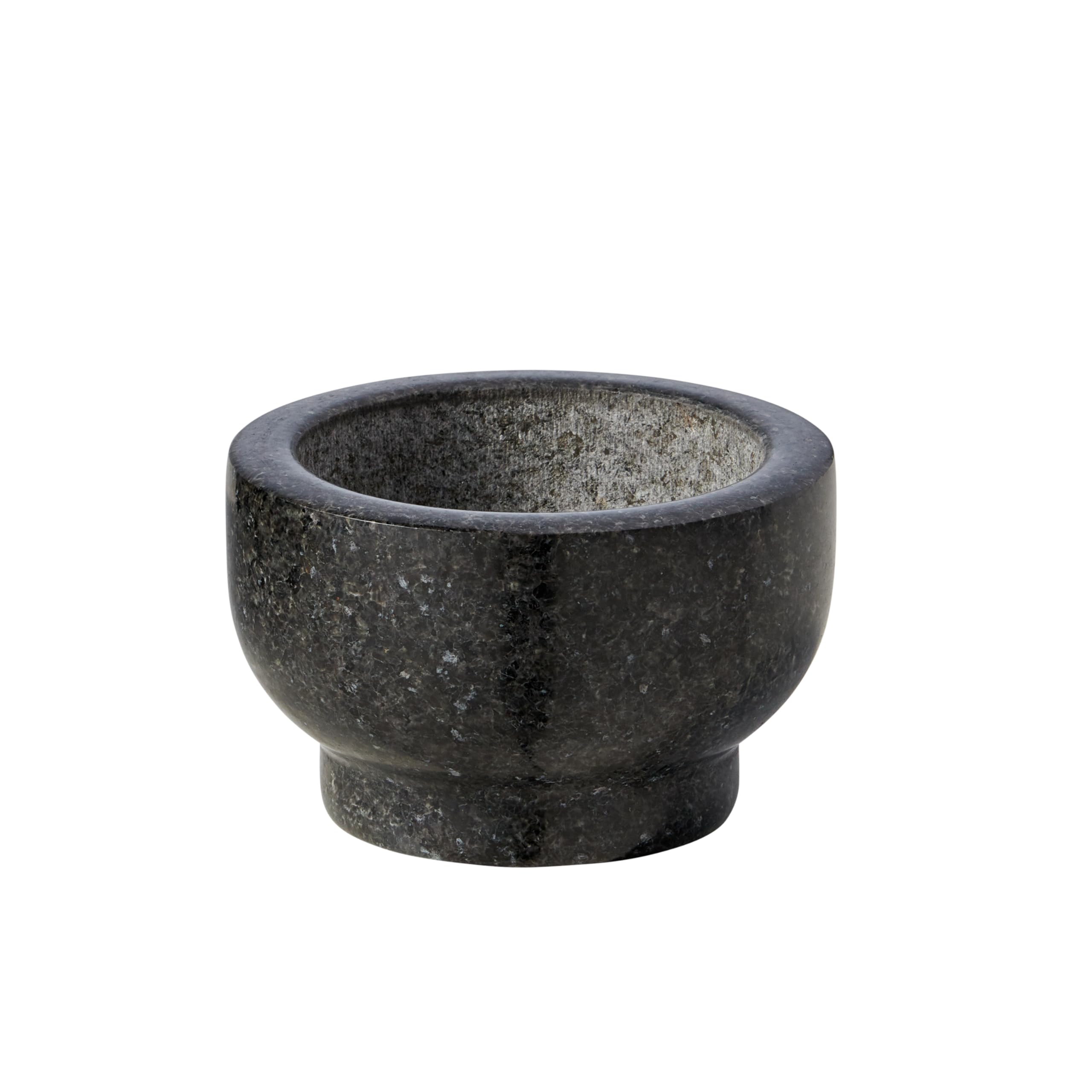 Lagostina Natural Granite Hand Mortar And Pestle, Manual Grinder, Perfect Crushing Herbs, Spices, 1.3 Cup Capacity, Durable And Easy To Clean, Gray, L413.4106.02