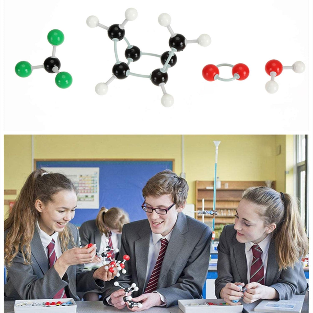 YOPAY 240 Pieces Molecular Model Kit, Organic and Inorganic Chemistry Molecular Structure Model, 86 Atoms and 153 Links and 1 Short Link Remover Tool