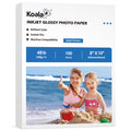 Koala Glossy Inkjet Photo Paper 8X10 Inches 48lb 100 Sheets Professional Glossy Photographic Paper Compatible with Inkjet Printer Use DYE Ink 180GSM