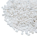 Mr. Fireglass Natural Decorative White Bean Pebbles, 1/5" Gravel Size River Rocks for Plants, Garden, Landscaping, Aquariums and Outdoor Decor (2-lb Bag)