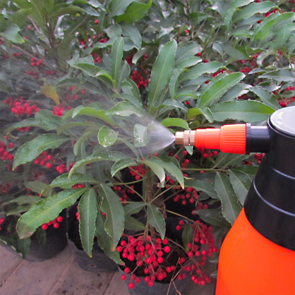 MyLifeUNIT Hand Pressure Sprayer Spray Bottle with Adjustable Pressure Nozzle for Plants 35OZ