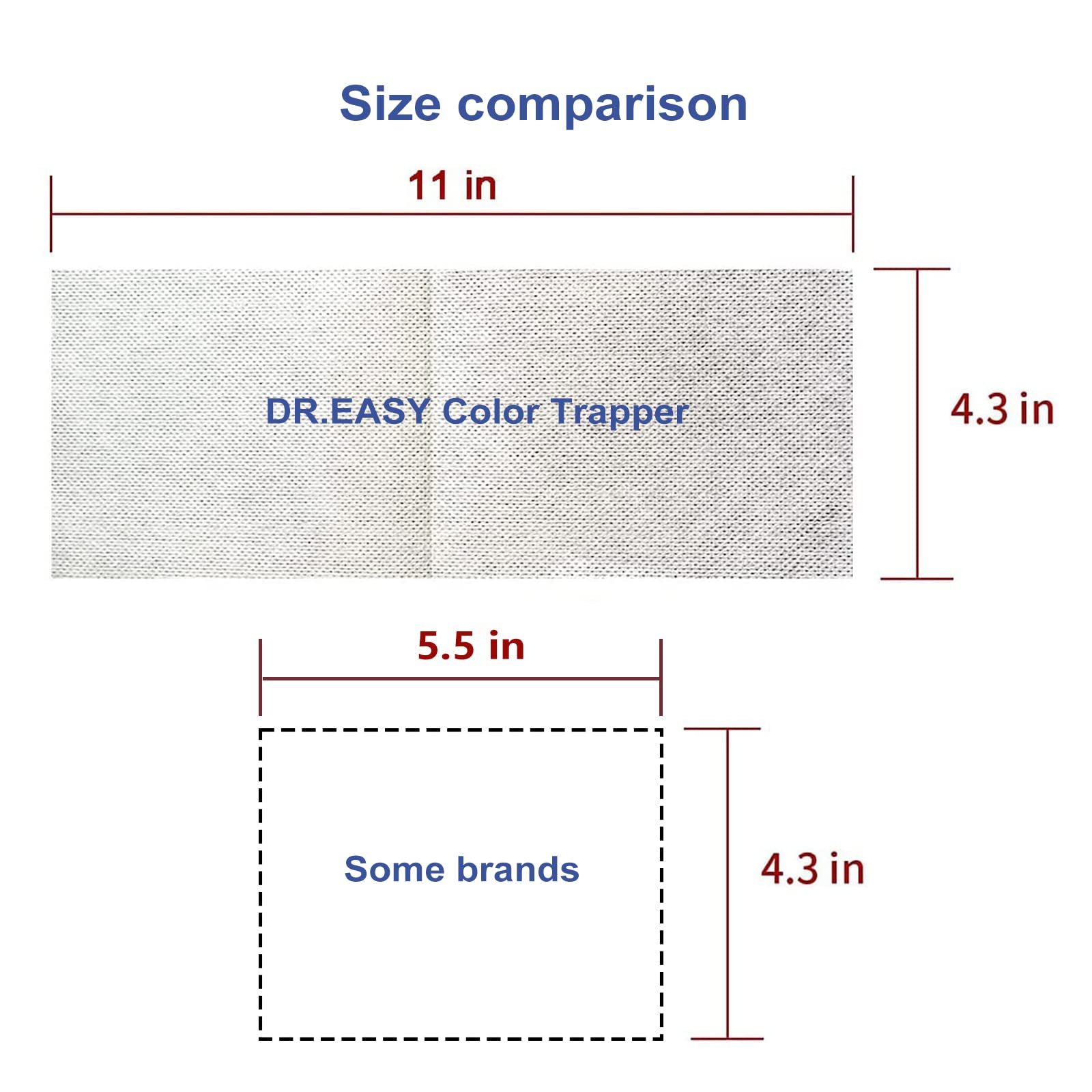 DR.EASY Color Trapper sheets for Laundry 120ct,remove dyes,fluorescent & heavy metals,maintain original color,Special Pores Texture absorb dyes more & faster,unscented,no Chemicals,safe in dryer