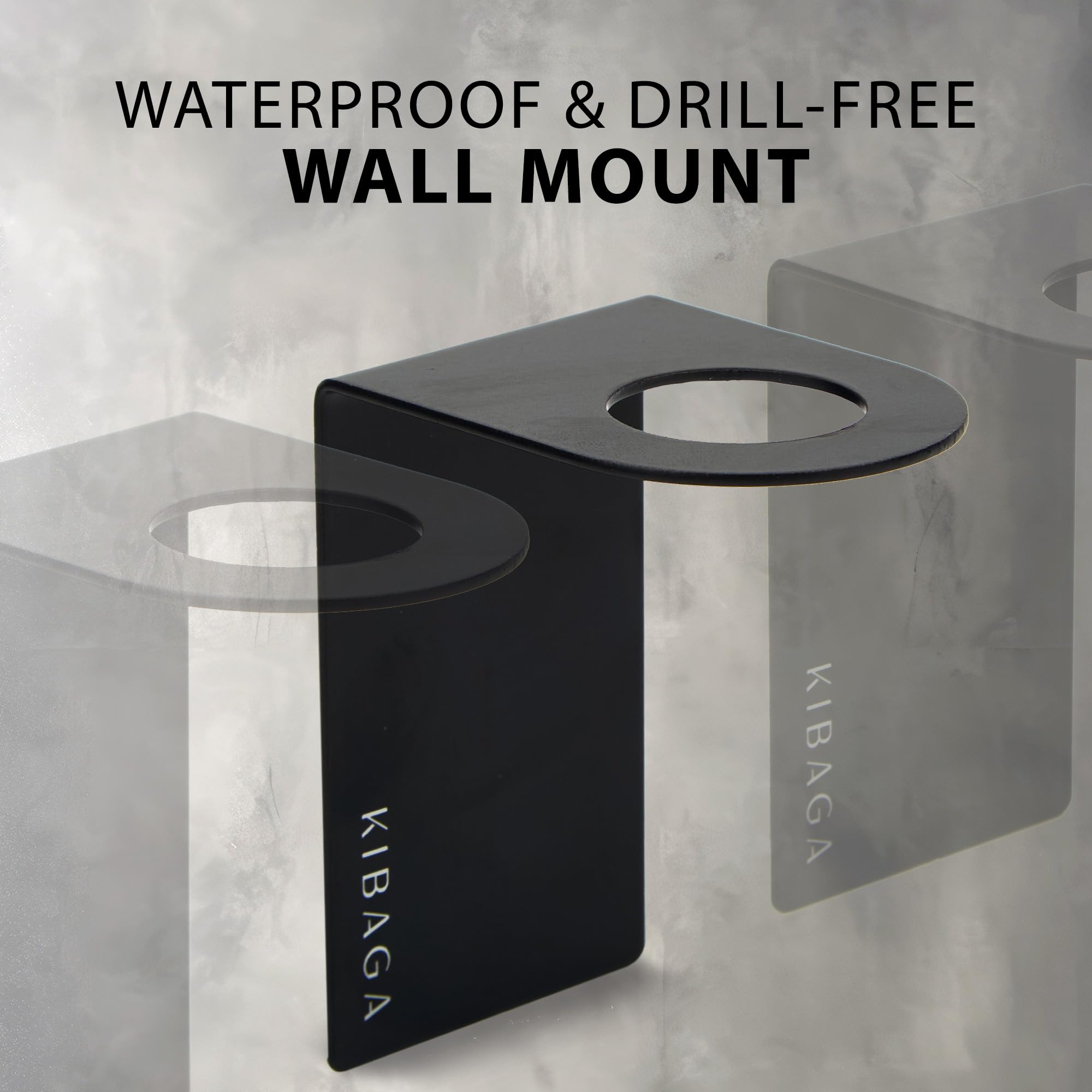 Stylish Shampoo and Conditioner Dispenser Set of 3 - Modern 21oz Shower Soap PET Bottles for Drill Free Wall Mount - Easy to Refill Body Wash Dispensers for an Instant Bathroom Decor Upgrade
