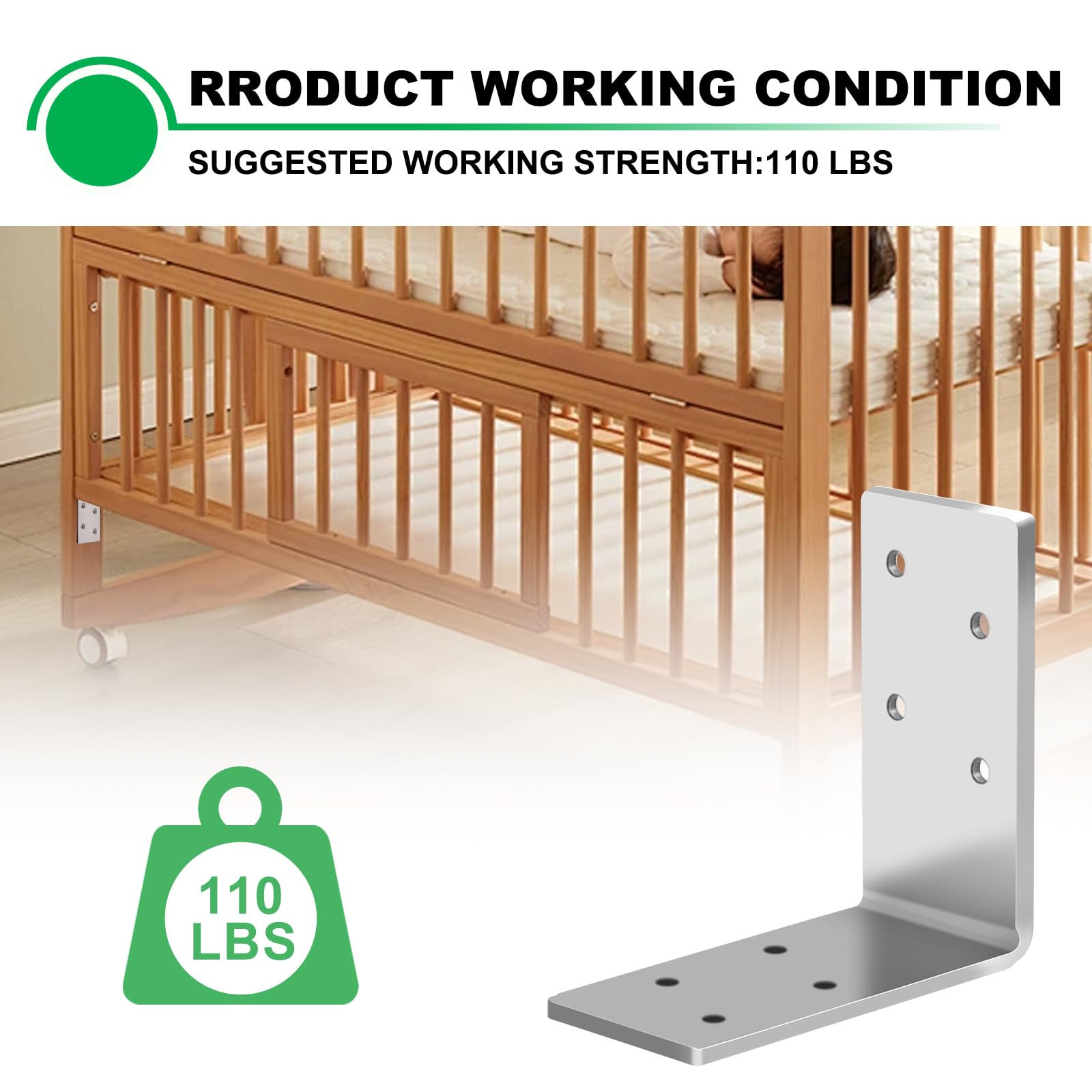 Andorm 8 Pack L Brackets 3x3 for Wood, Framing Bracket, Heavy Duty Corner Brackets, Stainless Steel Corner Brace, 90 Degree Bracket, Iron Brackets for Wood Beam, Angle Iron with Holes Outdoor
