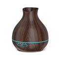 BZseed Aromatherapy Essential Oil Humidifier 550ml 12 Hours High Output for Large Room, Home, Waterless Auto-Off, 7 Color LED Lights Wood Grain Ultrasonic Cool Mist Diffusers,