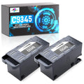 C9345 Ink Maintenance Box Replacement for Epson ET-8550 ET-8500 ET-5850 ET-5800 ET-16600 ET-16650 ET-5880 WF-7840 WF-7310 WF-M4119 WF-M4619 WF-7820 Printer, for Ecotank C9345 Maintenance Box (2 Packs)