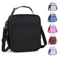 hombrima Kids Insulated Lunch Box Bag, Thermal Picnic Cool Bags with Adjustable Strap for Adults Children Women Men Boys Girls School Work(Black)