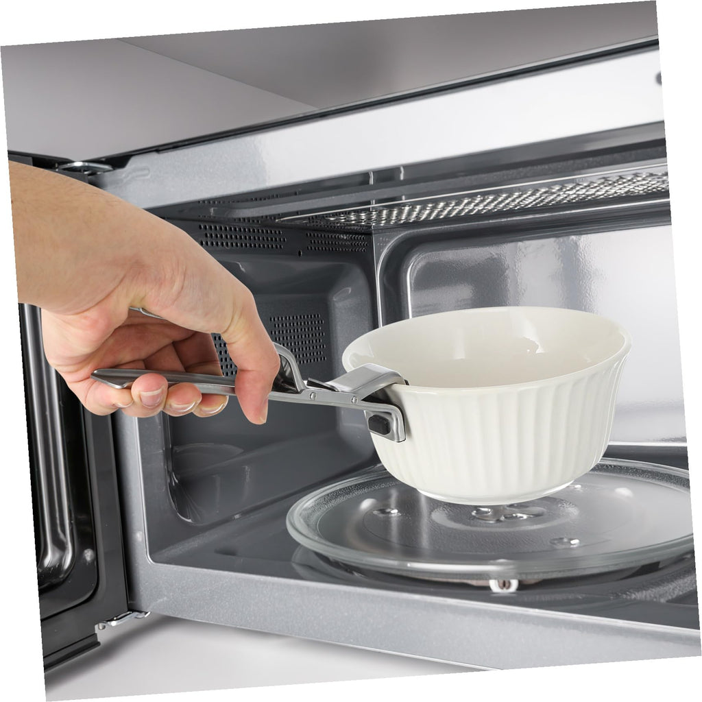 Angoily Anti-scalding Kitchen Plate Gripper Clip Stainless Steel Hot Bowl Holder with Abs Heat-Resistant