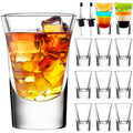 35ml Shot Glasses Set of 12 Clear Shot Glass in Bulk1.2oz Small Glass Cup for Tequila Vodka Liqueurs Whiskey Espressos