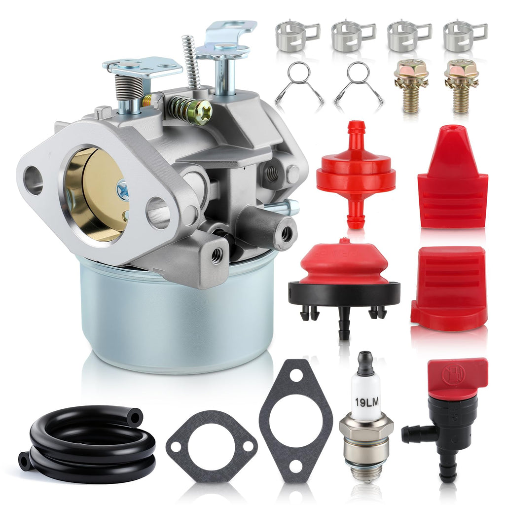 AUTOKAY 640349 Carburetor Compatible with Tecumseh 8HP 9HP 10HP Snow Blower HMSK80 HMSK85 HMSK90 LH318A LH358SA Replaces 640052 640054 640058 640058A