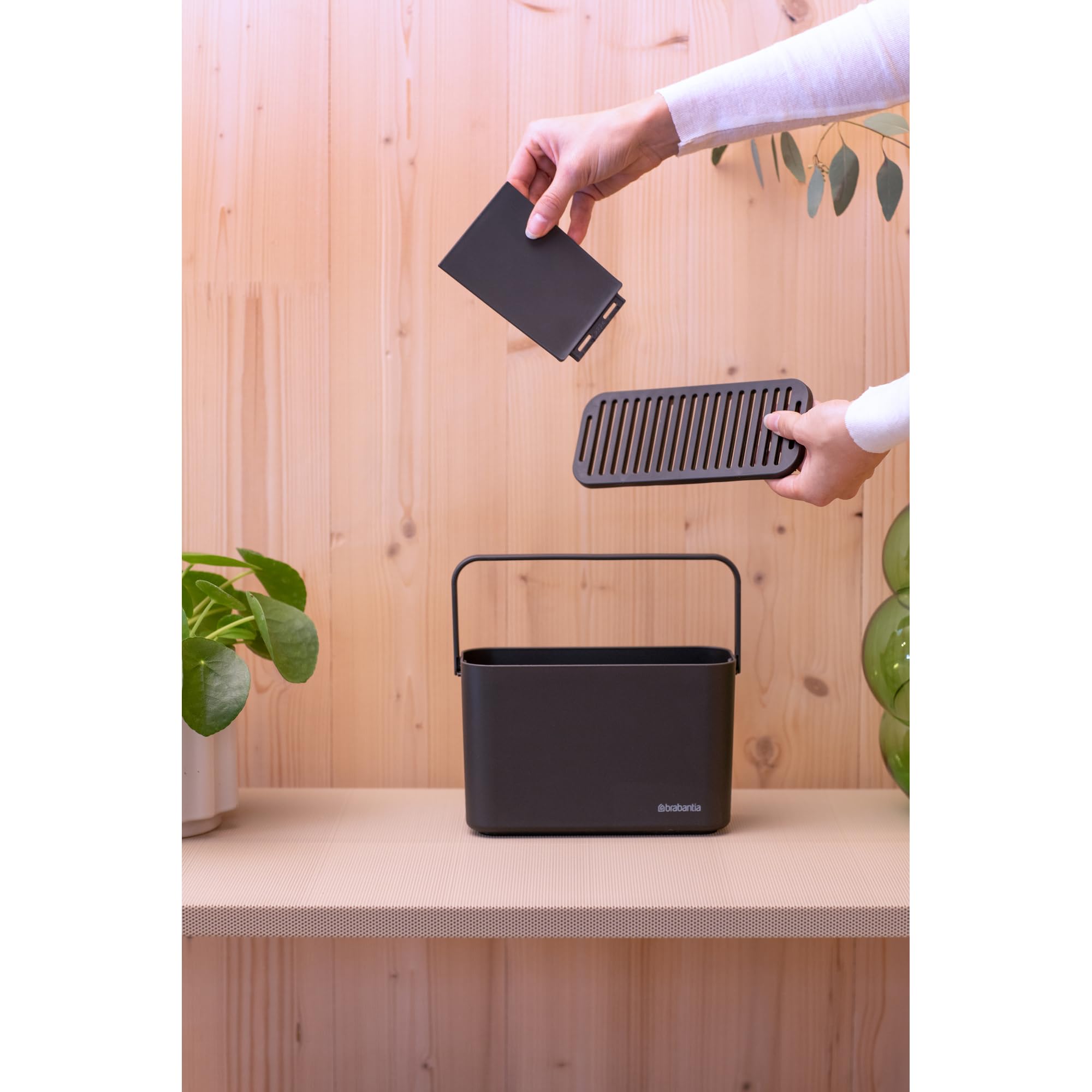 Brabantia SinkSide Cleaning Caddy - Dark Gray