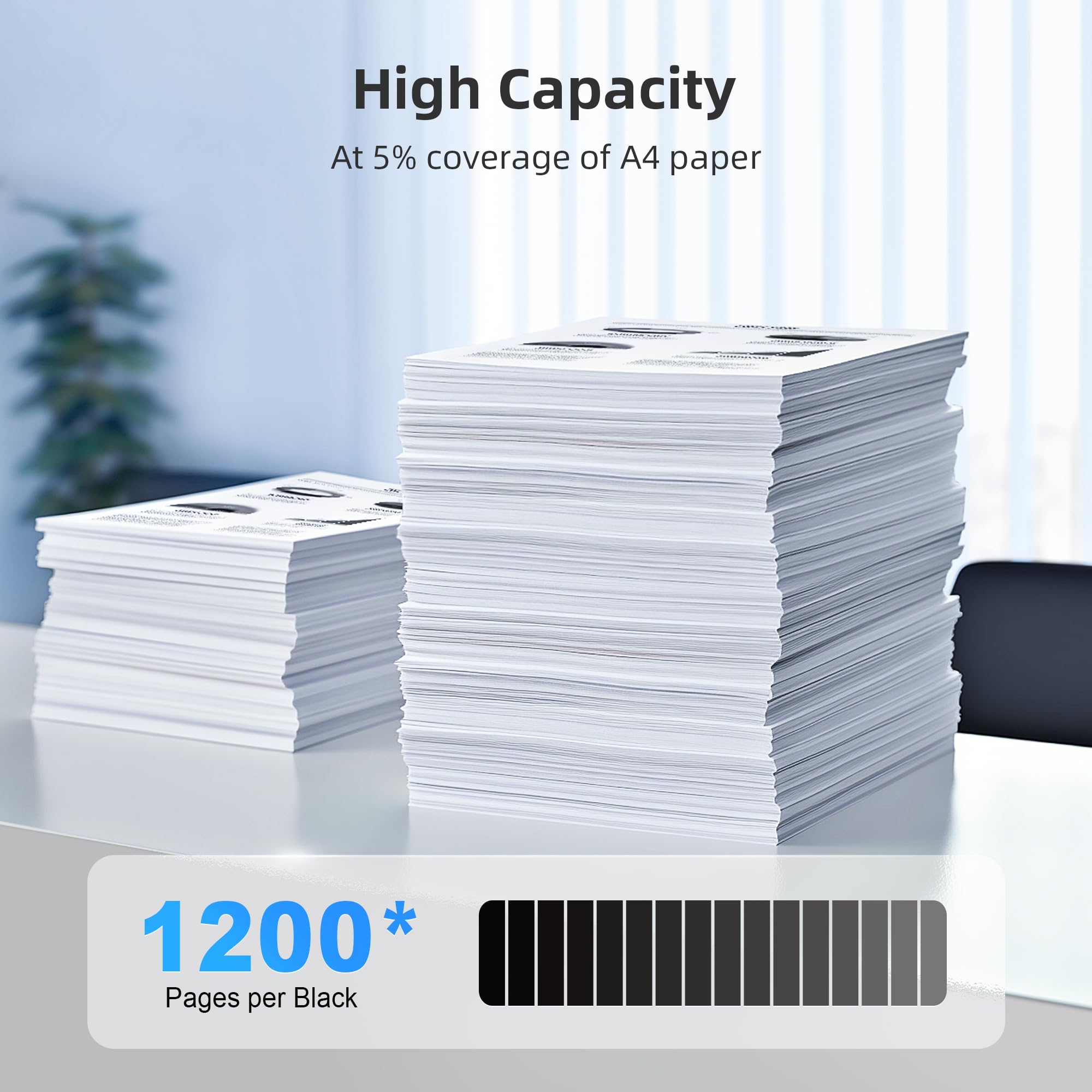 SUDLTO TN830XL Compatible for Brother TN830 XL TN 830 XL TN830BK Toner Cartridge for Brother DCP-L2640DW L2647DW MFC L2760DW L2807DW L2820DW L2900DW HL-L2400D L2405W L2420DW L2467DW Printer (2 Black)