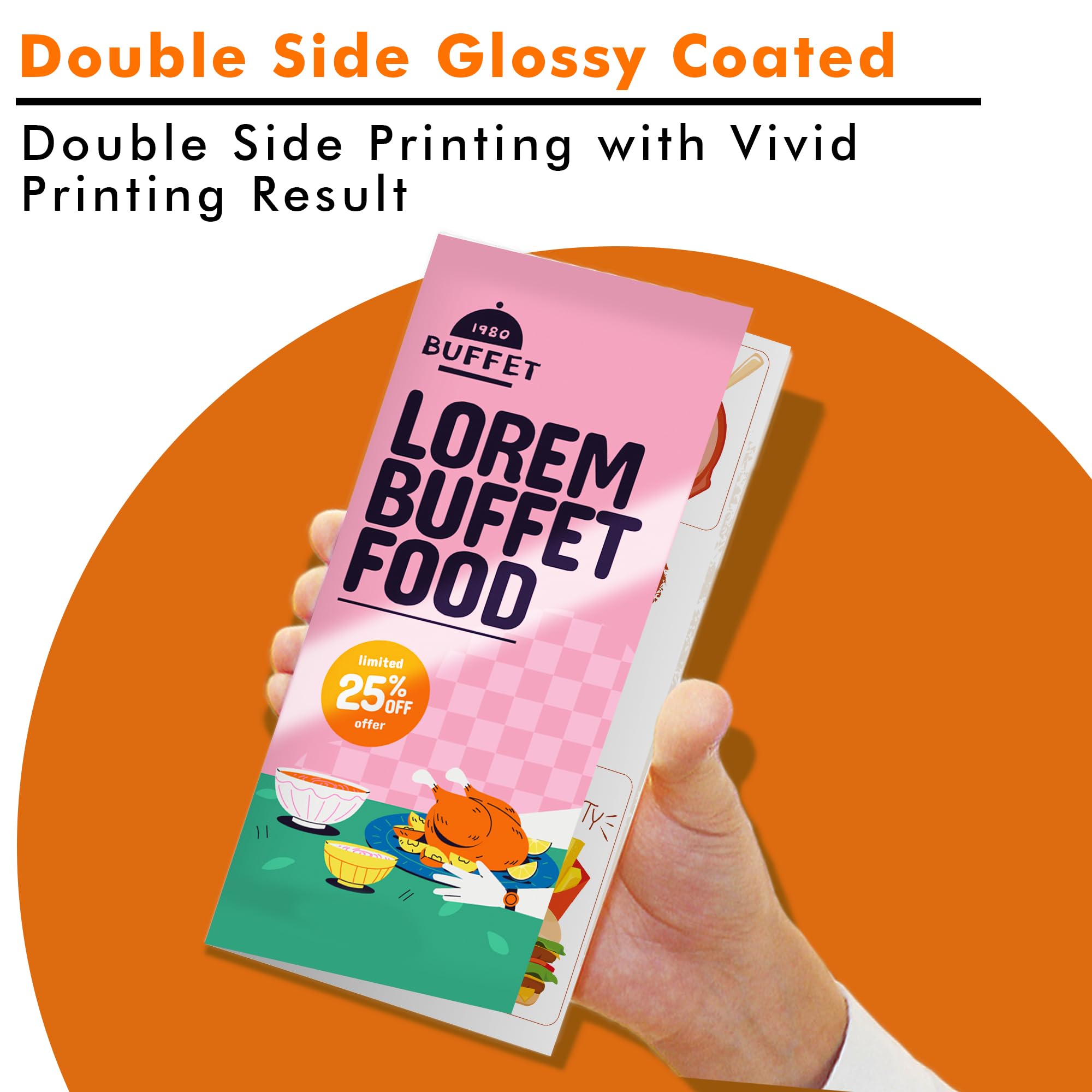Koala Thick Photo Paper 8.5x11 Inches Heavyweight Double Sided High Glossy 100 Sheets 260gsm only Compatible with Inkjet Printer