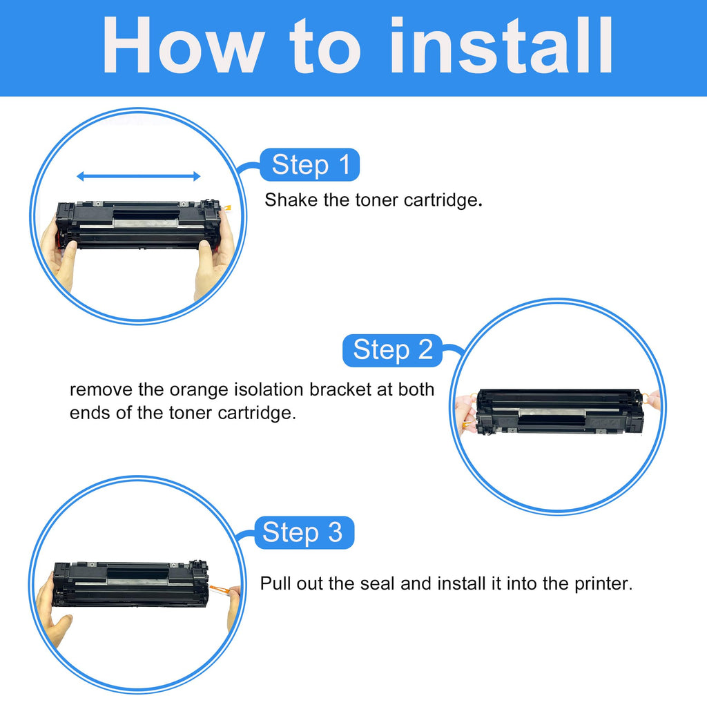 LCL Compatible Toner Cartridge for Canon CRG-125 125 3484B001 3484B001AA (2-Pack,Black) for Canon ImageCLASS MF3010 LBP6000 LBP6030w