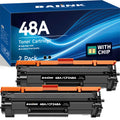 BAIINK CF248A 48A Toner Cartridge Compatible Replacement for HP 48A Toner Cartridge Black Compatible for HP Pro M15w M15a M16w M16a MFP M29w M29a M28w M28a M30w M31w M14 M17 M15 M28 (2 Black)