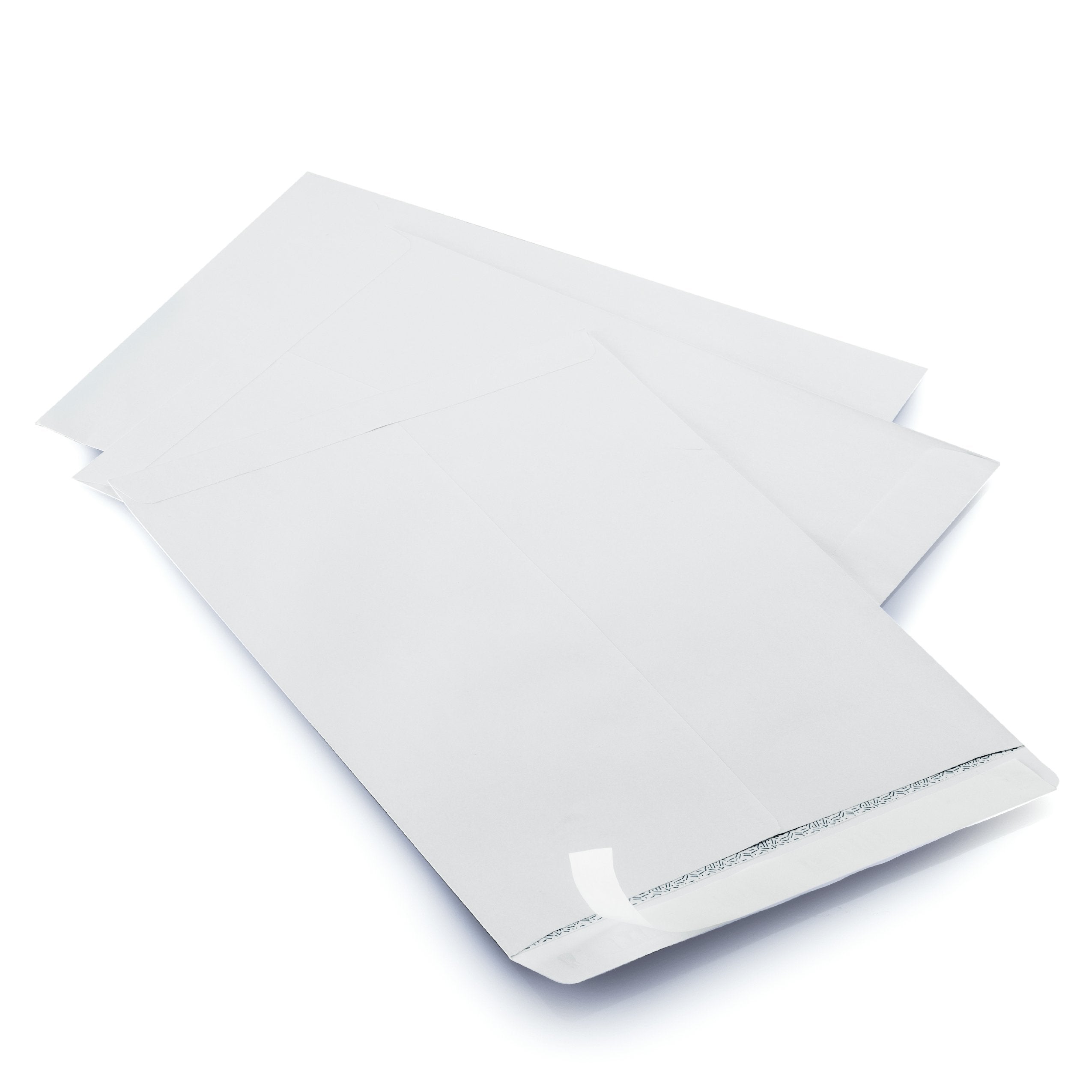 Aimoh 100 9 x 12 SELF Seal Security White Catalog Envelopes - 28lb - Security Tinted, Ultra Strong Quick-Seal, 9x12 inch (38100)