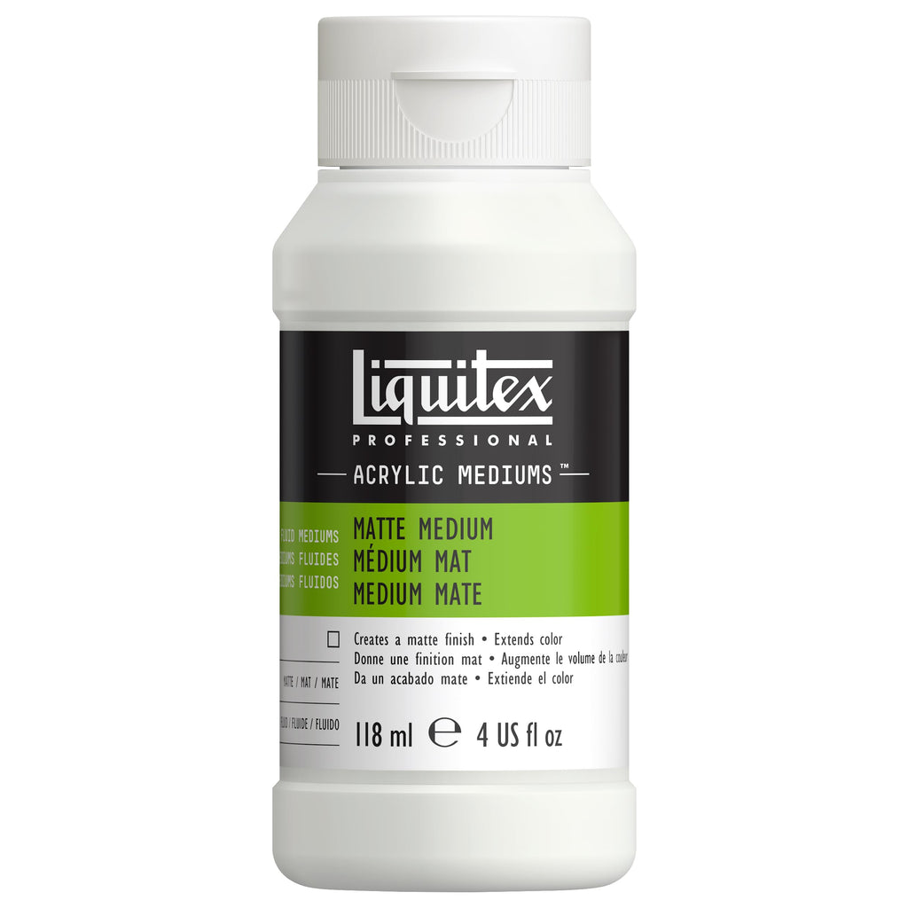 Liquitex 5104 Matte Fluid Medium, 4-Ounce